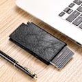Miniatyrbillede 3 af 5: Mænd - sort kortholder Anti Hacking RFID Bifold Læder Wal