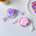 Miniatyrbillede 3 af 4: Kabelbeskytter til Sødt iPhone Oplader Cover, 3D Kawaii Dyre Oplader Ledningsbeskytter til Kvinder Piger, Oplader Tilbehør