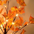 Miniatyrbilde 4 av 5: Kunstig høstbelyst lønnetre med 24 LED-lys, Thanksgiving-dekorasjoner, bordlamper, batteridrevet for bryllup, festgaver