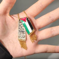 Miniatyrbild 2 av 3: MH-Hämta dem hem nu Halsband Guld Palestina Halsband Rostfritt
