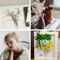 Miniatyrbillede 5 af 5: Bevarede blomster tørrede blomster DIY materialepakke flydende flo