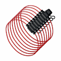 Miniatyrbillede 4 af 5: 10 stk. 16AWG små vandtætte stikbare bladfuseholdere med ledning, 32V bladfuseholderholder, Ca