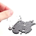 Miniatyrbillede 5 af 5: 2 stk Flyvende Ørn Bilskjold 3D Metal Badge Klæbesticker Dekal Universal Model