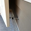 Miniatyrbilde 3 av 5: 1 STK Dørstopper i rustfritt stål med krok, kraftig dørstopper med skruer - Veggmontert dørstopper for hjemmekontor