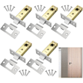 Miniatyrbilde 1 av 5: 5 stk aluminium jernlegering rørformet lås 45mm innfelt lås anti-R