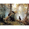 Pikkukuva 1 / 5: 30 × 40 Ruskea Karhuperheen Timanttimaalaus (30 * 40, 1 kpl) D