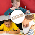 Miniatyrbild 3 av 4: Läsrulle - Träspårningslinjal för Små Stycken | Mätlinjal för , Studenter, Lärare, Textguide, Läs