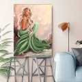 Miniatyrbilde 4 av 5: 30x40cm Kit#F 5D DIY Diamantmaleri, Havfrue Diamantmaleri,