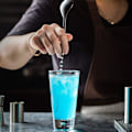 Miniatyrbilde 4 av 4: Bar Spoon Cocktail Mixing Stirrers for Drink, Rustfritt Stål 11.85 Tommer Langt Håndtak, Svart 2 Stykker