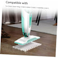 Miniatyrbilde 5 av 5: 4 stk. Erstatningsmoppklut Hvit Rengjøringskluter Flat Mop Påfyll Mikrofibermopper Vaskbar Klut Hvit Moppkluttrekk