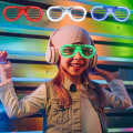 Pikkukuva 5 / 5: （Pyöreä）4 kpl Led-valolasi, vilkkuvat Led Cyberpunk -lasit diskojuhliin, cosplayhin, Hallo