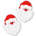 Miniatyrbild 1 av 3: (Santa Ansikte) Jultomten Jullapp | Stryk på Broderade Applikationer - Semesterprydnader för Kläder, Jacka