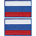 Miniatyrbillede 1 af 5: 2 stk. Rusland flag patches, russiske flag, broderede patches, Ru