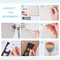 Miniatyrbilde 5 av 5: String Art Crafts Kit for Beginners Adults and Kids Handmade 3D Hot Air Balloon Craft Art Supplies W