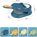Miniatyrbillede 3 af 5: (Opgradering-Blå) 2 i 1 Dumpling Maker Maskine til Voksne og Børn, [NY] Dumpling Skin Maker Dumpling Former, Hjemme Manuel Dumpling