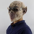 Miniatyrbillede 2 af 4: Hophen Scary Halloween Maske Terror Ghost Devil Maske Dance Party Scary Biokemiske Alien Zombie Caps