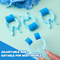 Miniatyrbilde 4 av 5: 10 Stykker Neseklyper Neseblodstopper Svømming Neseklype for Voksne og Barn Nesestoppere Plastskum Neseklyper for Nødssituasjoner