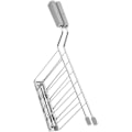 Miniatyrbilde 1 av 4: Brødrister Oppvarmingsstativ Toastskiveholder Praktisk Rustfritt Stål Kjøkkenverktøy Sandwichbur Brød Toaststativ for Baking
