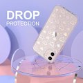 Miniatyrbilde 4 av 5: Etui til iPhone 12, iPhone 12 Pro, Klar Glitter Søt Laser Holografisk Kjærlighet Hjerte Mønster for Kvinner Jenter, Anti-Riper
