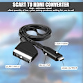 Pikkukuva 4 / 5: Scart-HDMI-kaapeli: All in One Scart-HDMI-muunnin, Scart to