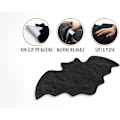 Miniatyrbillede 5 af 5: Halloween Flagermus Badeværelsesmåtte Sort Gotisk Goth Gave Værelsesdekorationer Spooky Hexe Witchy Hjem Batman Sød Måtter til Køkken