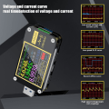 Miniatyrbild 4 av 5: FNB48 PD USB Spänningstestare, USB 3.0 Voltmeter, DC 4-24V 6.5A Spänning och Ström Testare, USB C Mult