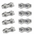 Miniatyrbilde 1 av 5: M3 Duplex Clips Kabelbindere 304 Rustfritt Stål Duplex Linje C