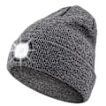 Miniatyrbillede 1 af 3: LED Lysende Udendørs Hat, Strikket Vinterhat til Mænd, Kvinder og Børn, Unisex Fiskeri Løbe Gray
