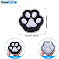 Miniatyrbillede 2 af 5: 14 stk. Paw Print Strygemærker til Tøj, Stryge/Sy på Broderi Applikationsmærker, Søde Pote Dekorerende DIY Håndværksmærker til Kjoler Jeans Hatte Sko S