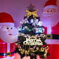 Miniatyrbilde 3 av 5: Dekorativ juletrær stripe lys klassisk 32,8 fot 100 LED dobbeltlags hengende lys stripe wit