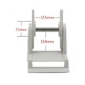 Miniatyrbillede 2 af 3: Ekstern rulle etiket holder, 2 i 1 stabelbar vifteformet papir hol