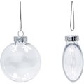 Miniatyrbild 1 av 5: 8×8×8cm 80mm (3.15\") Transparenta Plastskivor - Plastprydnader för Hantverk - Fyllbara Runda Skivprydnader - Försträngda