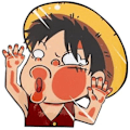 Pikkukuva 3 / 3: 2 kpl Anime One Piece Monkey·D·Luffy Vinyyli Auto Seinä Lapt