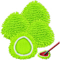 Pikkukuva 1 / 5: 4 kpl Mikrokuitu Moppi Täyttöpäitä, Uudelleenkäytettävät Moppityynyt Yhteensopiva Vileda Turbo 2 in 1 EasyWring&Clean Spin Mopin kanssa, Pestävät Vaihtoliinat
