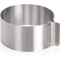 Miniatyrbilde 1 av 5: Kakeform Justerbar Diameter Fra 16 Til 30 Cm I Rustfritt Stål