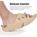 Miniatyrbilde 5 av 5: Størrelse 39. Recovery Slides Sandaler for Kvinner Plantar Fasciitis Tykk Pute Ortopediske Menn Atletiske Slides Lett Komfo