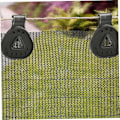 Miniatyrbild 3 av 5: 10 Stycken Svarta Mesh Clip Skärm Tarp Tältklämma Tältklämma Fästklämmor Fästklämma Tältfälla Klämmor Fällklämmor för Tält Markis Plast