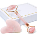 Miniatyrbilde 1 av 5: Jade Roller & Gua Sha, ansiktsrulle, ansiktsmassasjerull