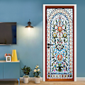 Miniatyrbilde 3 av 5: (38.5*200cm*2stk) 3D-effekt plakat dørklistremerke 20