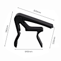 Miniatyrbillede 5 af 5: Guitar Capo String Akustisk & Elektrisk Guitar Capo Capo til akustisk guitar (Sort)