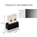 Miniatyrbillede 2 af 5: Bil LED-atmosfærelys, 7 stk. USB-belysningsatmosfærelys