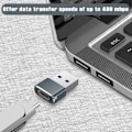Miniatyrbild 3 av 5: Apple iPhone 16 Laddare Adapter, USB till USB C Adapter 3-pack, USB C Hona till USB A Hane Typ C Konverterare för Apple Watch