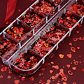 Miniatyrbilde 2 av 4: 3 stk Valentinsdag Hjerte Glitter Paljetter for Neglekunst Sommerfugl Hjerte Anheng Jule Negler Utstanset Flak Hjerte