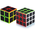 Miniatyrbilde 1 av 5: Speed ​​Cube Set, 2x2x2 3x3x3 Speed ​​Magic Cube, Karbon Fib