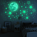 Miniatyrbilde 4 av 5: Glow in the Dark Star 435 Klistremerker for Voksensoverom. Lumin