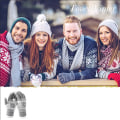 Miniatyrbillede 4 af 5: Vinter touchscreen handsker sneblomst print holder dig varm til w