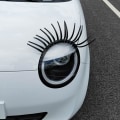 Pikkukuva 4 / 5: Auton ripset, auton ajovalojen tarrat musta auto