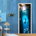 Miniatyrbilde 1 av 4: 77x200cm Dørklistremerke Trompe l'oeil-effekt 3D-tapet（Stil 20)