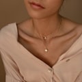 Miniatyrbillede 5 af 5: Diamanthalskæder til kvinder, Fint 14k Guld Choker Halskæde Simpel Forgyldt Smykker Halskæder til Kvinder Trendy Gave