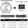 Miniatyrbillede 2 af 5: 20mm Quick Release Canvas Rem til Ur, Robust Åndbar Rem til Ur, Ballistisk Rem til